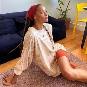 Free People Cosmos Plaid Pullover